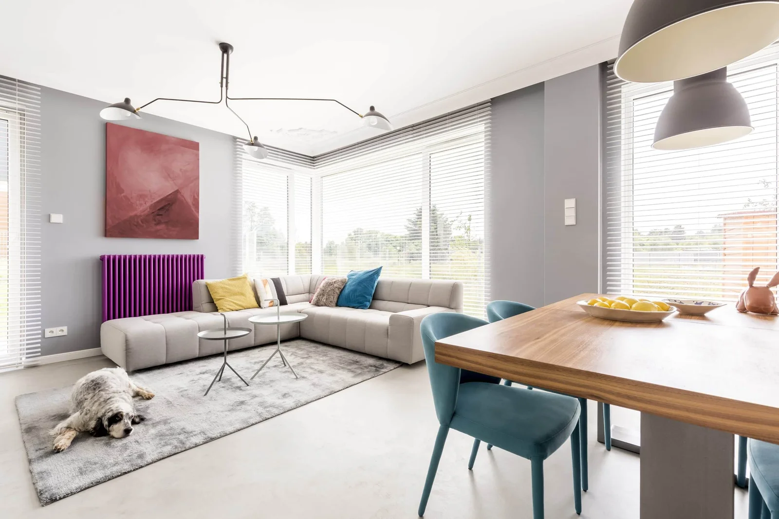 Sunlit indoor window treatments
