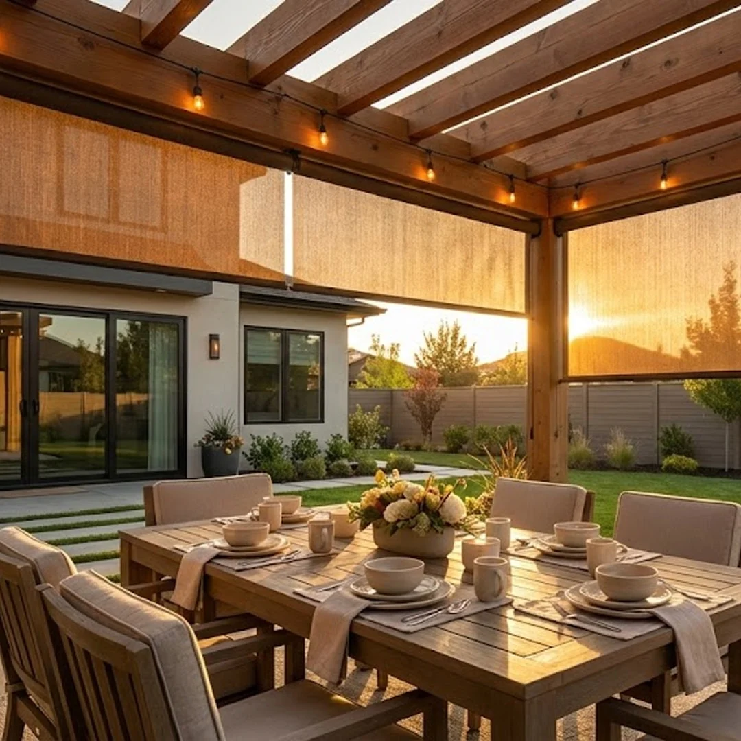 Custom Outdoor Roller Shades