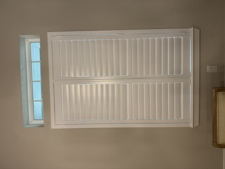 White shutters in an All Prive interior