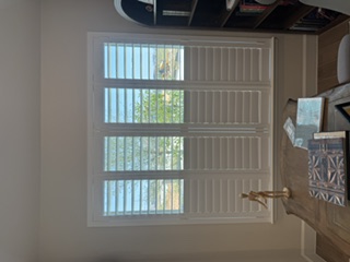 White shutters in an All Prive interior