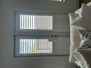White shutters in an All Prive interior